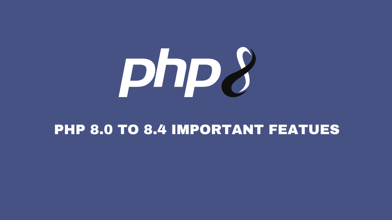 PHP 8.0 to 8.4 New Features Recap